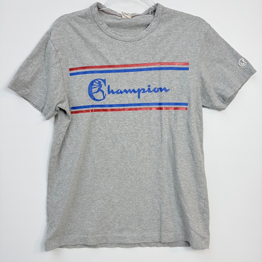 Champion Todd Snyder T Shirt Mens Small Gray Graphic Running‎ Man Canada